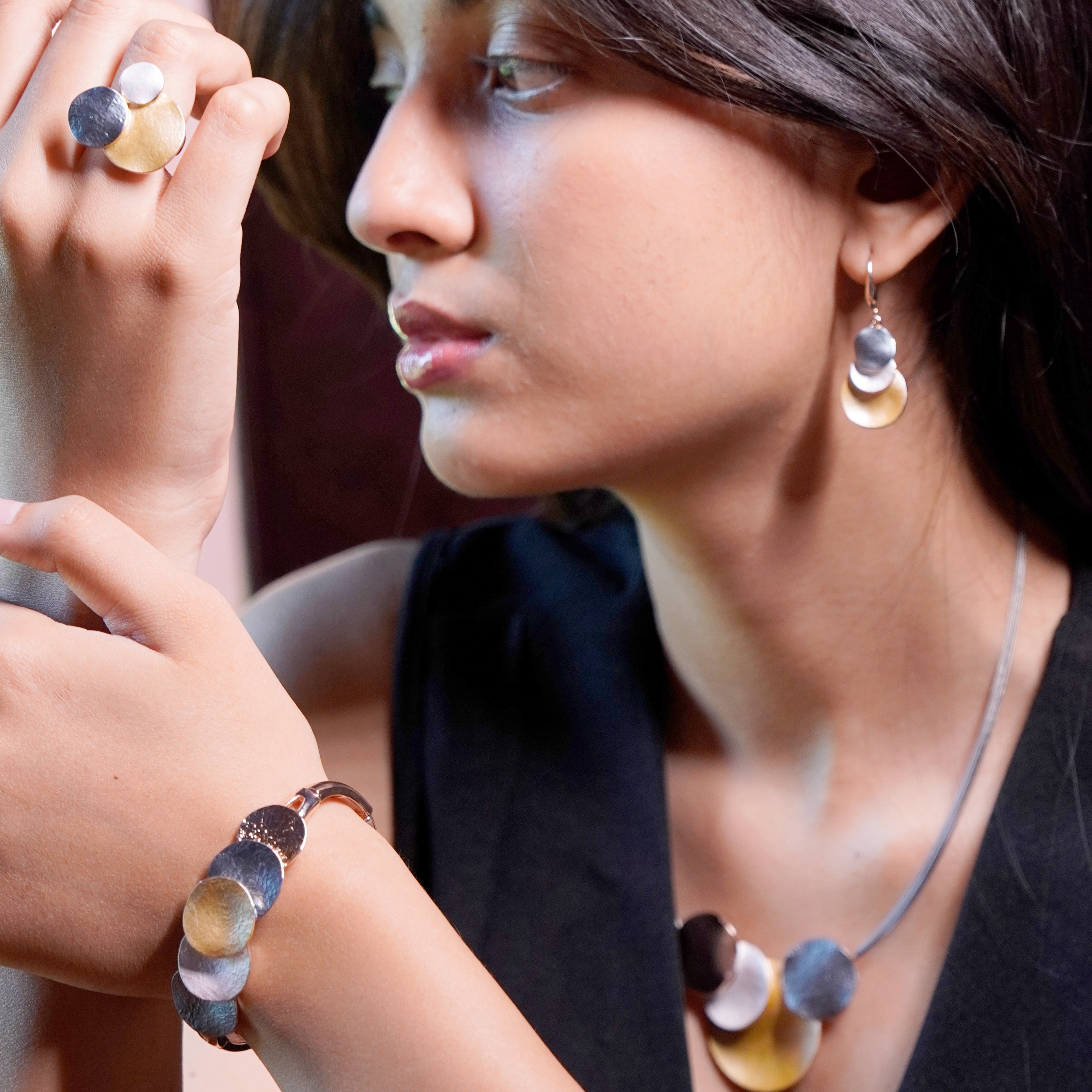 Metallic Harmony Bracelet