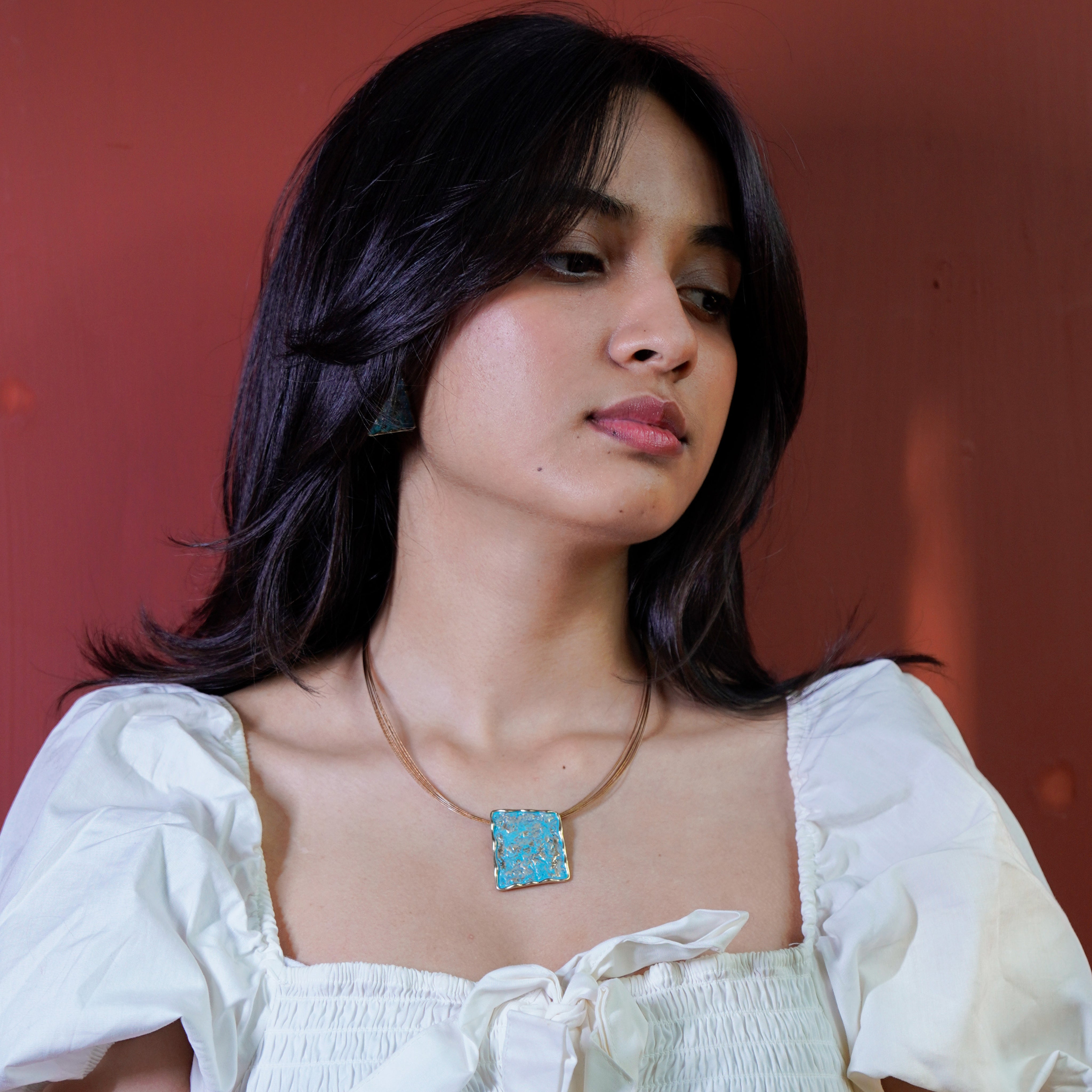 Ocean Tide Gold Necklace