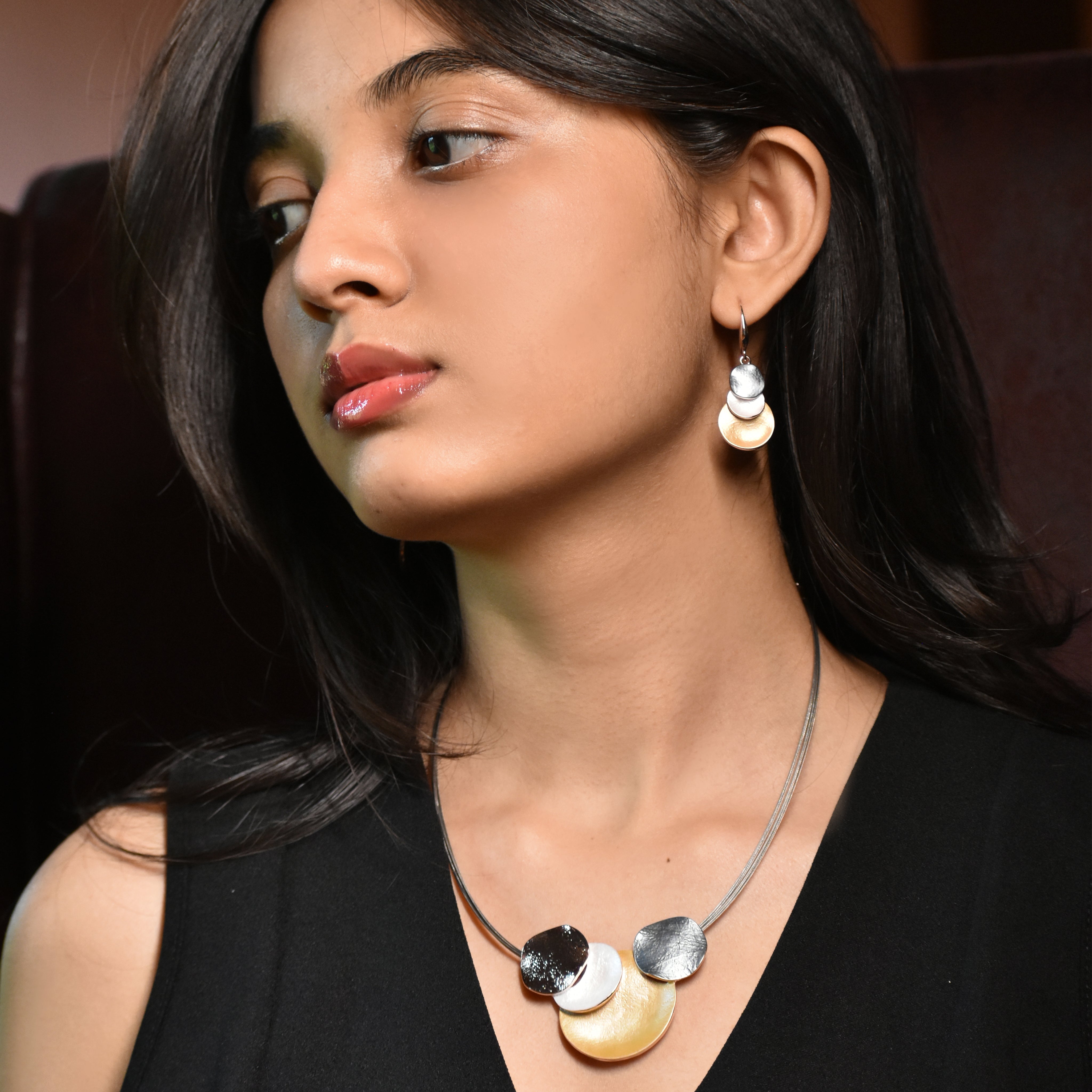 Metallic Harmony Necklace