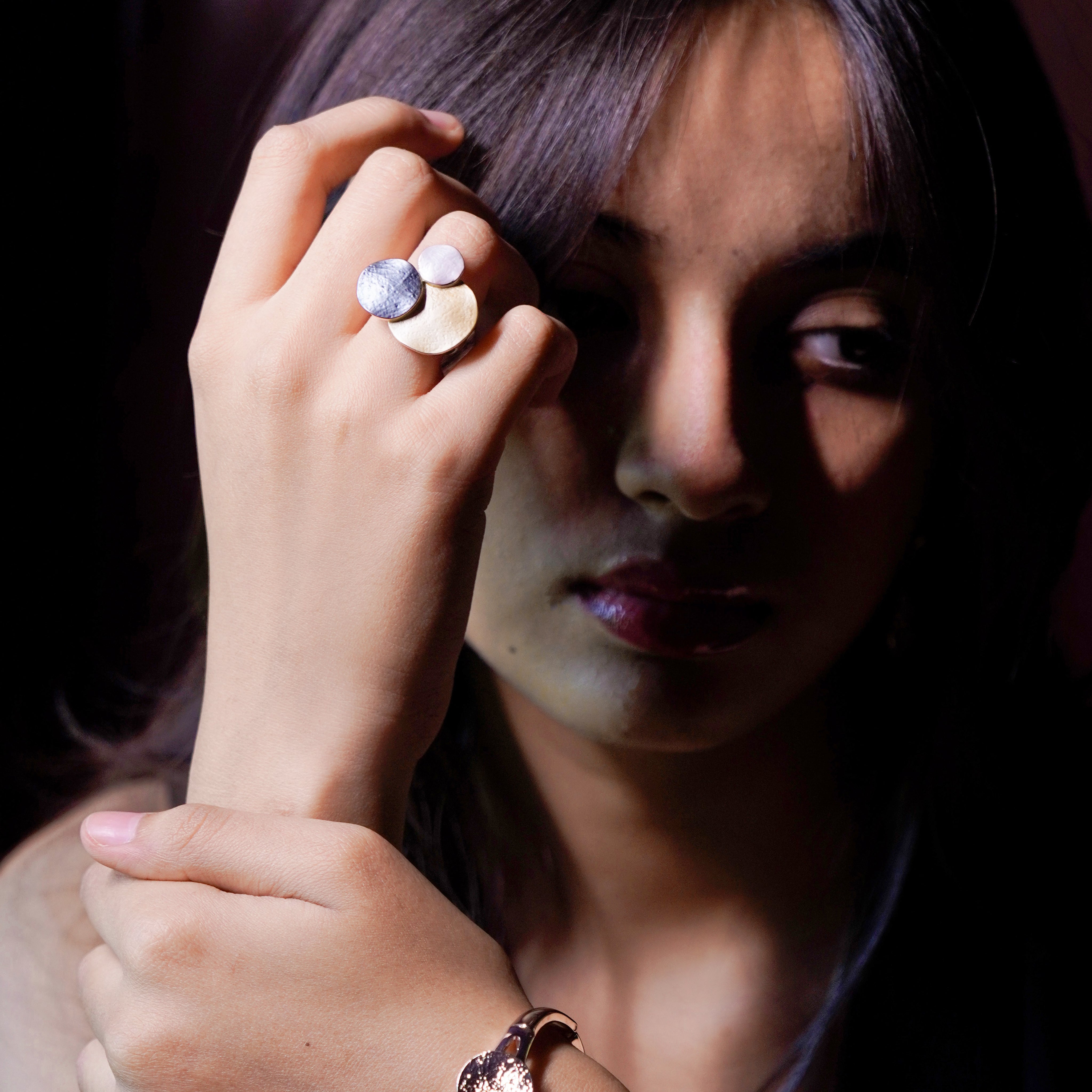 Metallic Harmony Ring