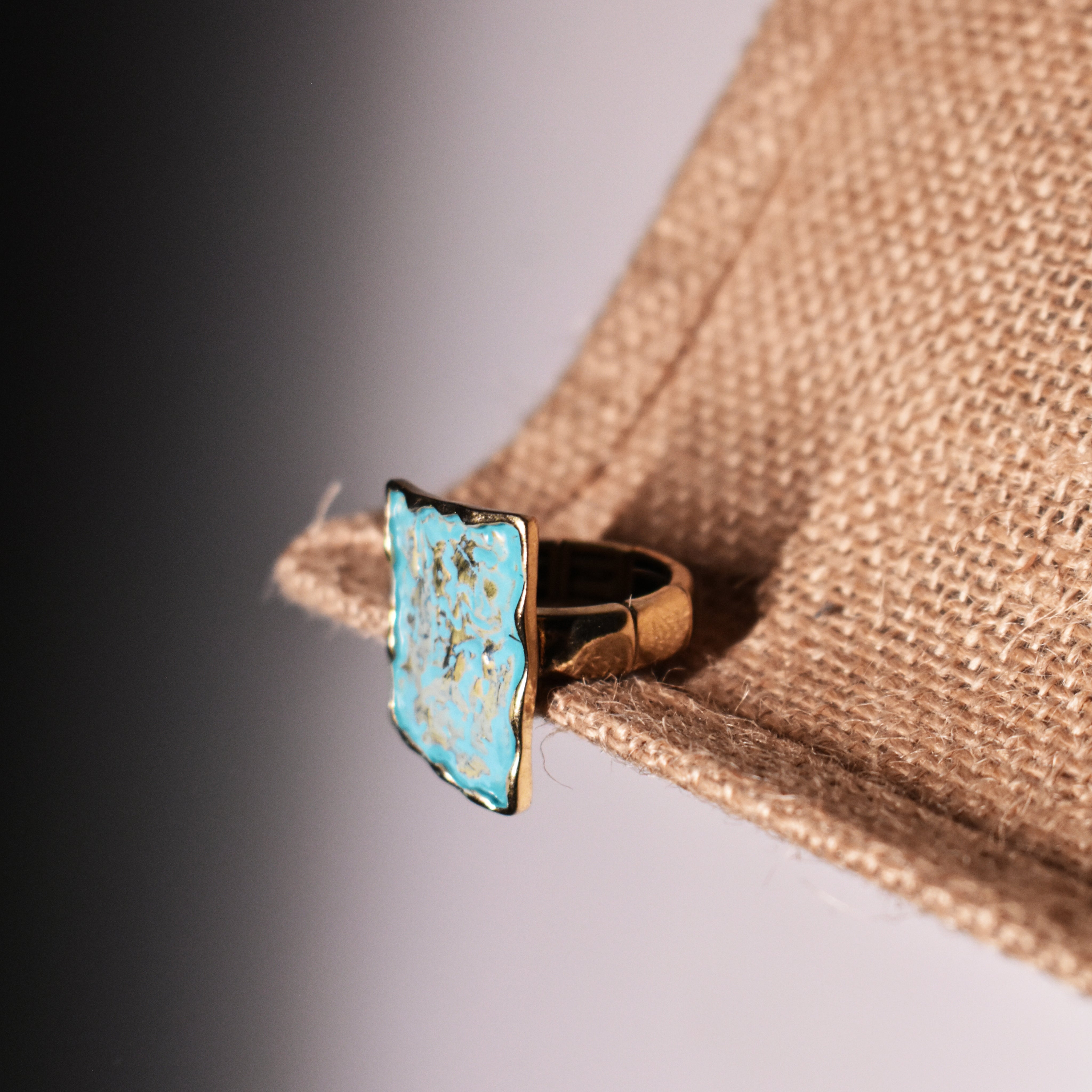 Ocean Tide Gold Ring