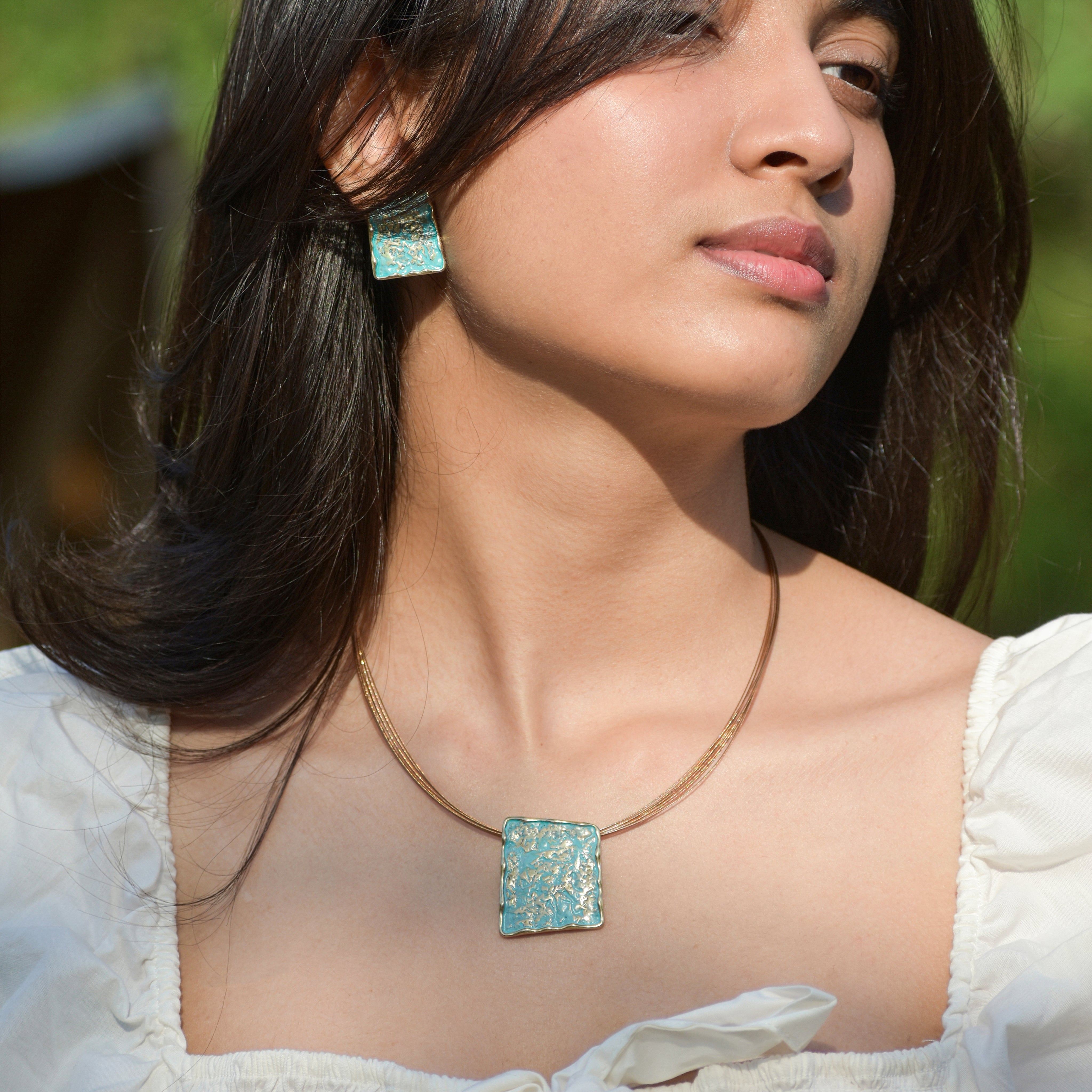 Ocean Tide Gold Necklace