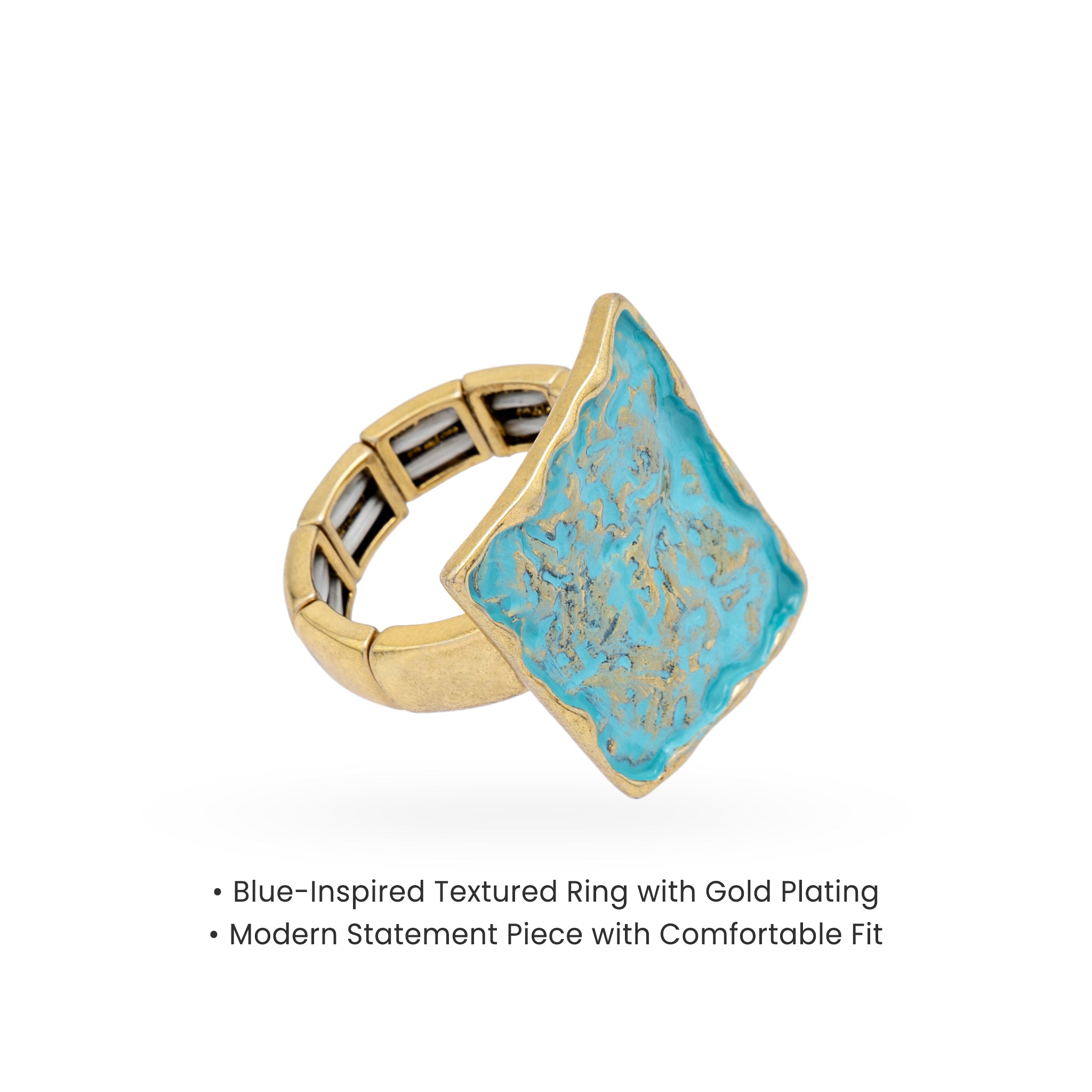 Ocean Tide Gold Ring