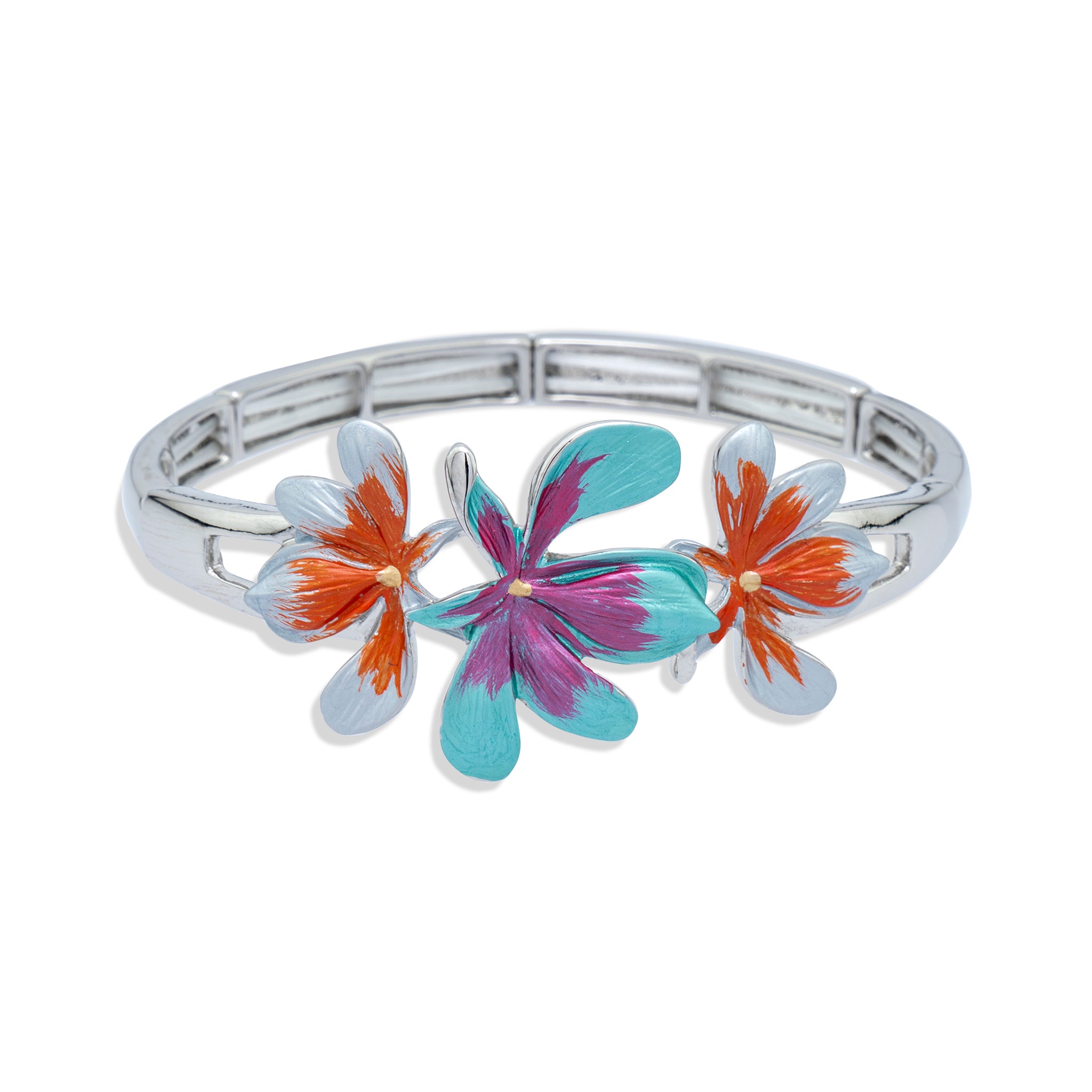 Silver Petal Bracelet