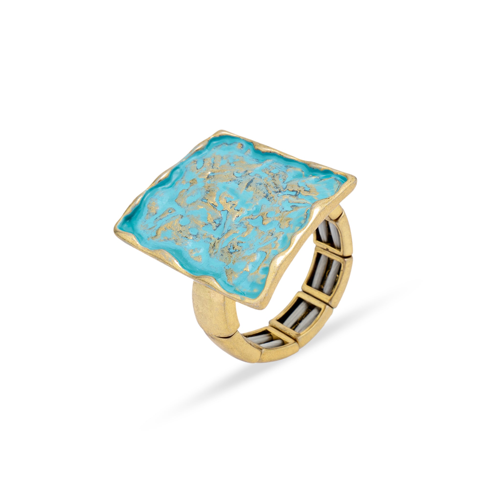 Ocean Tide Gold Ring